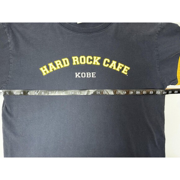 Vintage Hard Rock Cafe Shirt Mens Extra Large Kobe Japan Long Sleeve Striped 90s - Picture 6 of 10